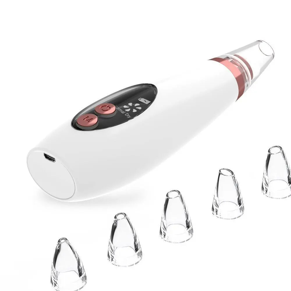 Blackhead Pore Vacuum Cleaner Nose Cleanser Blackheads Remover Blackhead Acne Removal Button Face Suction Beauty Skin Care Tool StreetSharks