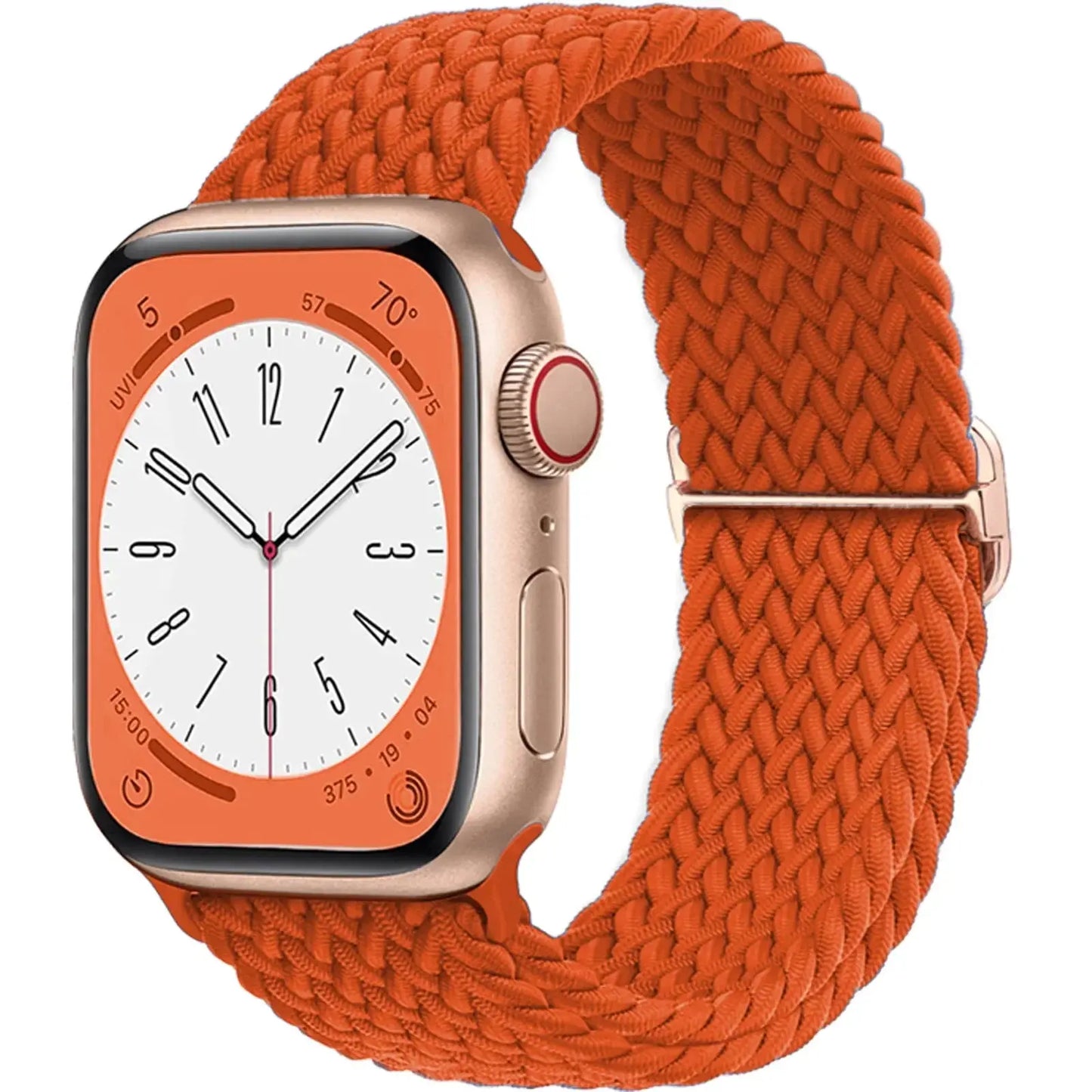 Braided Loop Strap For Apple Watch Band 42/46mm 45/41mm 38/40mm 44mm 49mm Nylon Solo Bracelet iWatch series 10 9 se 8 7 6 Ultra2 luxecrown.co.uk
