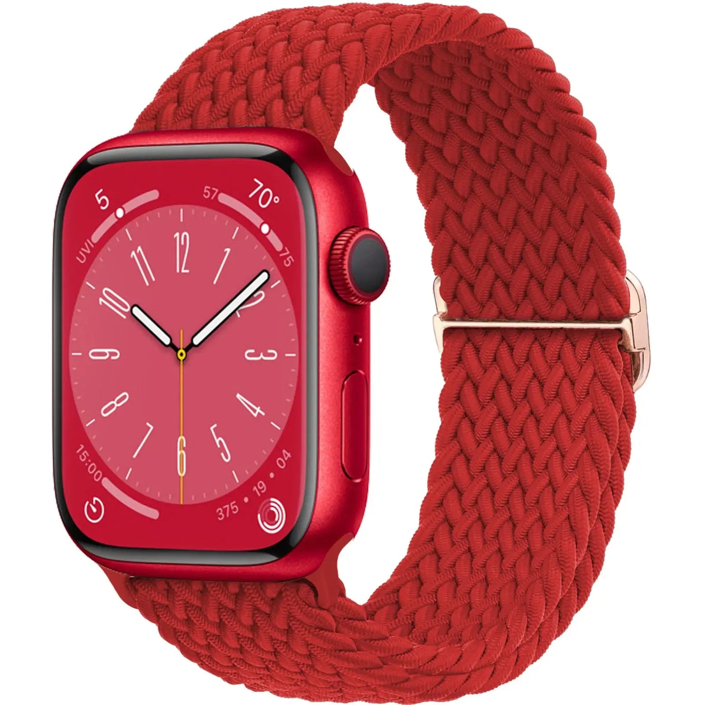 Braided Solo Loop Strap For Apple watch band 44mm 40mm 49mm 45mm 41mm Elastic Nylon bracelet iWatch series 8 3 se 6 7 Ultra 2 9 luxecrown.co.uk