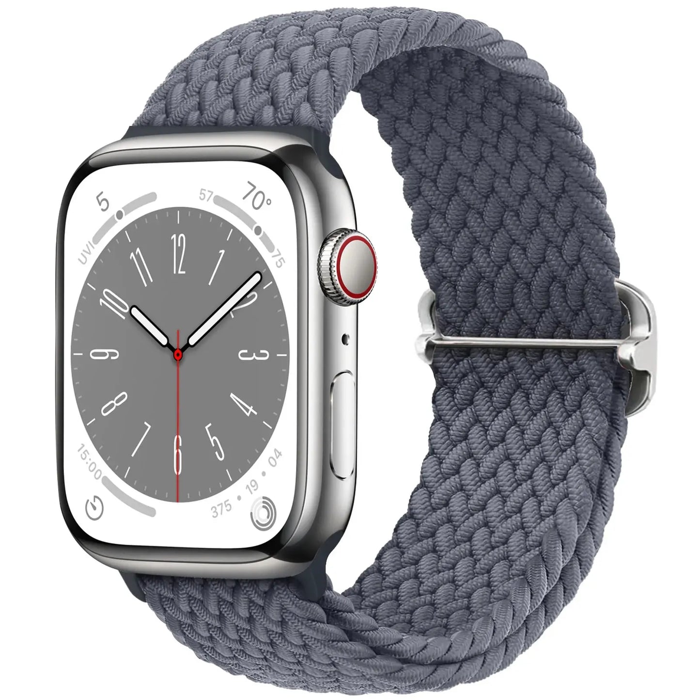 Braided Solo Loop Strap For Apple watch band 44mm 40mm 49mm 45mm 41mm Elastic Nylon bracelet iWatch series 8 3 se 6 7 Ultra 2 9 luxecrown.co.uk