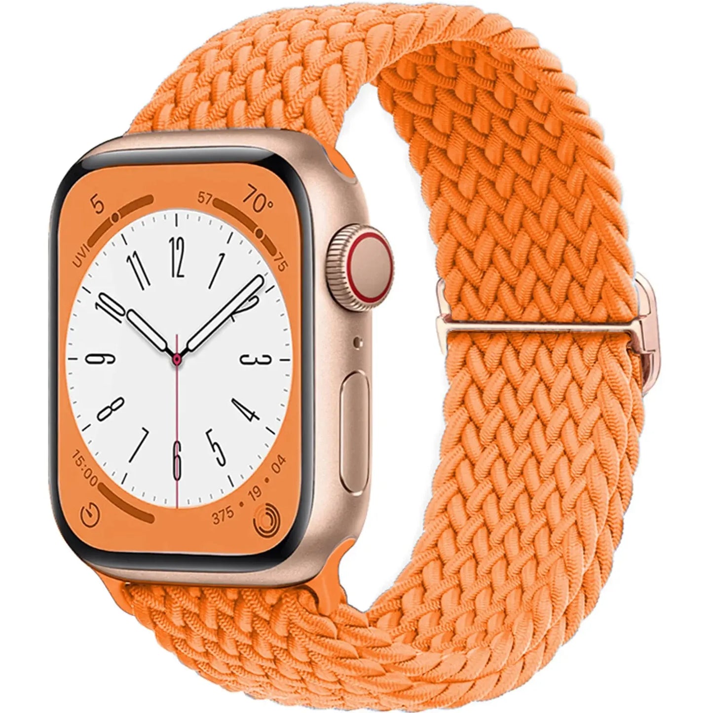 Braided Solo Loop Strap For Apple watch band 44mm 40mm 49mm 45mm 41mm Elastic Nylon bracelet iWatch series 8 3 se 6 7 Ultra 2 9 luxecrown.co.uk