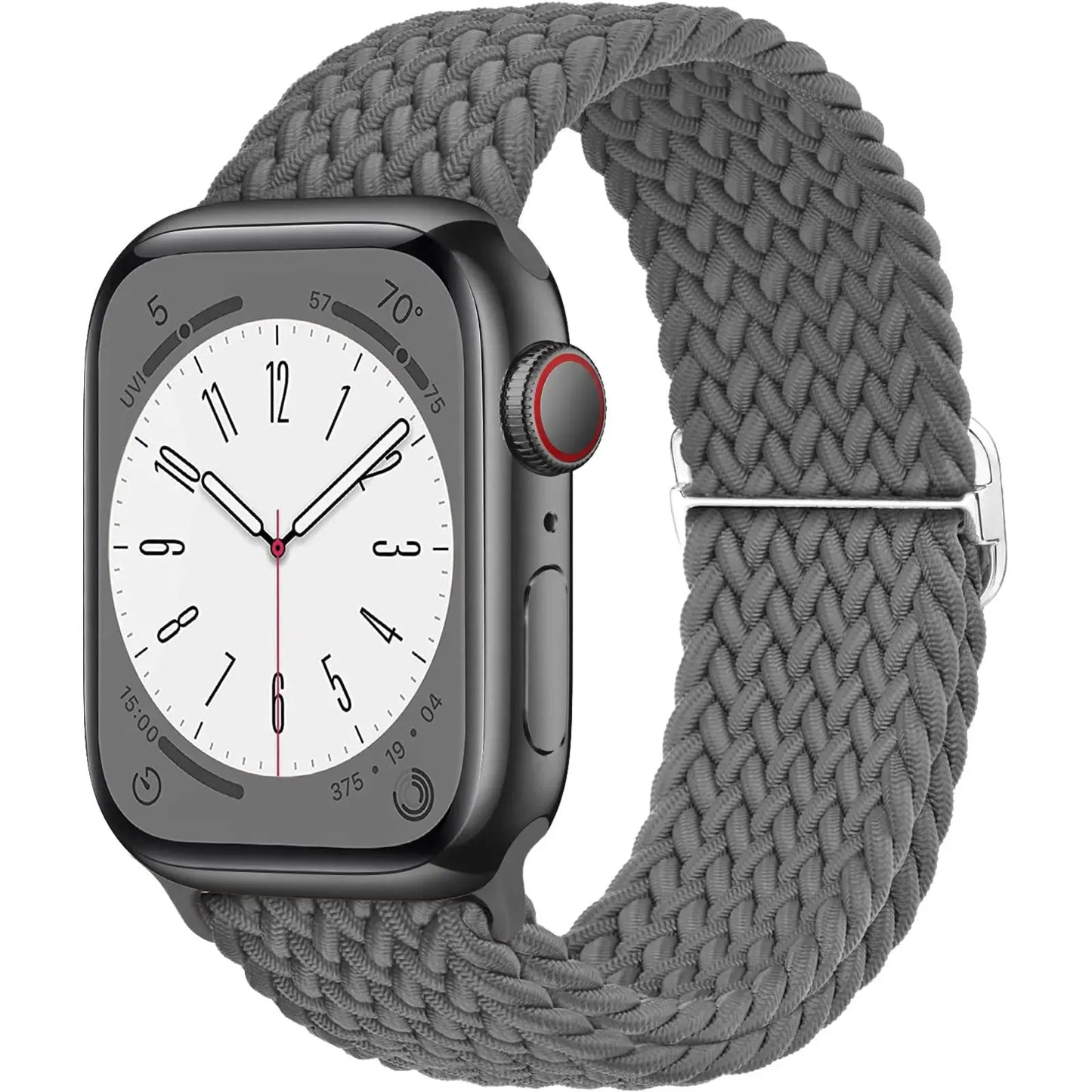 Braided Solo Loop Strap For Apple watch band 44mm 40mm 49mm 45mm 41mm Elastic Nylon bracelet iWatch series 8 3 se 6 7 Ultra 2 9 luxecrown.co.uk