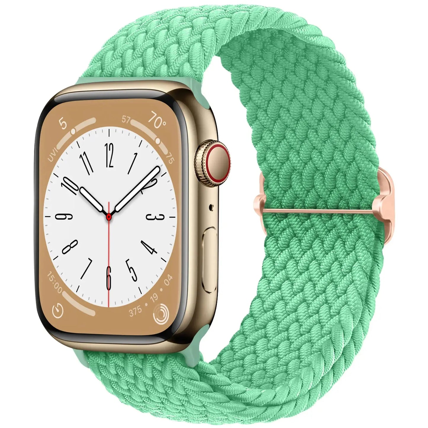 Braided Solo Loop Strap For Apple watch band 44mm 40mm 49mm 45mm 41mm Elastic Nylon bracelet iWatch series 8 3 se 6 7 Ultra 2 9 luxecrown.co.uk