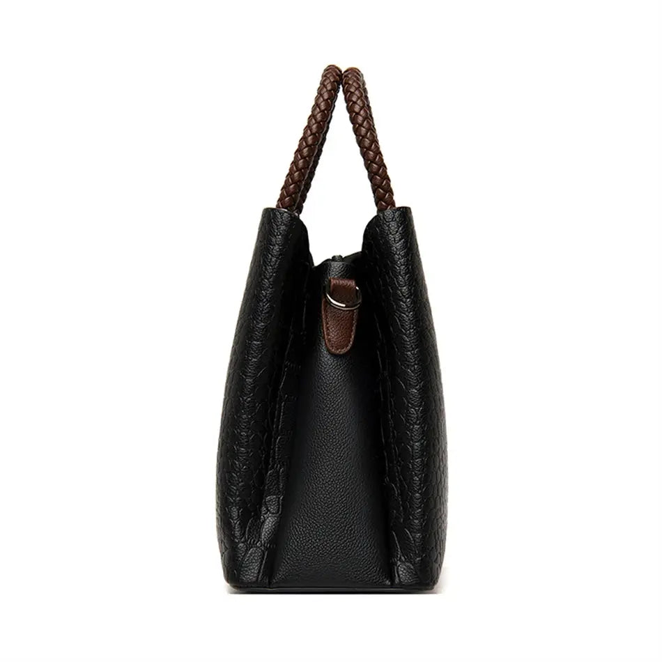 Brand Leather 3 Layers Alligator Crossbody Bag for Women Female Shoulder Messenger Sac Luxury Designer Ladies Handbags Streetsharks