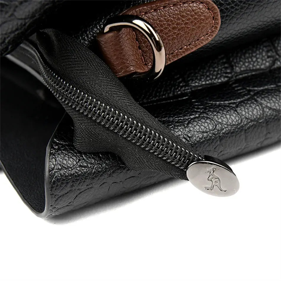 Brand Leather 3 Layers Alligator Crossbody Bag for Women Female Shoulder Messenger Sac Luxury Designer Ladies Handbags Streetsharks