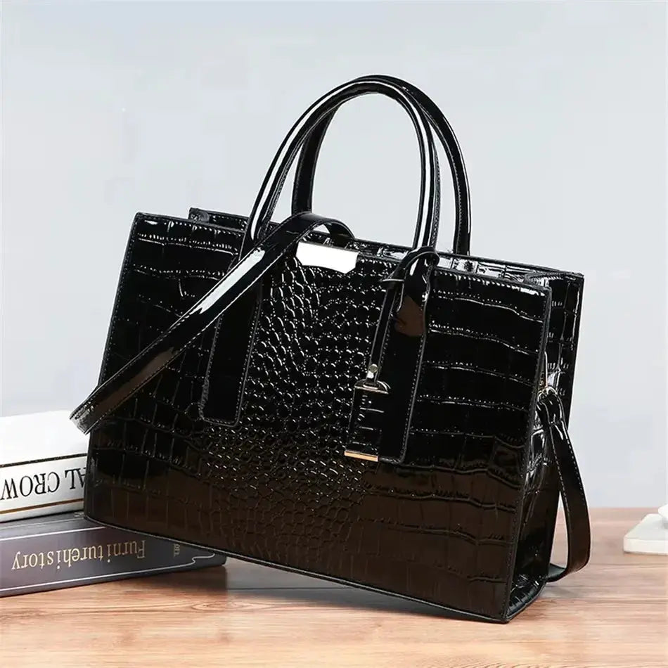 Brand Leather 3 Layers Alligator Crossbody Bag for Women Female Shoulder Messenger Sac Luxury Designer Ladies Handbags Streetsharks