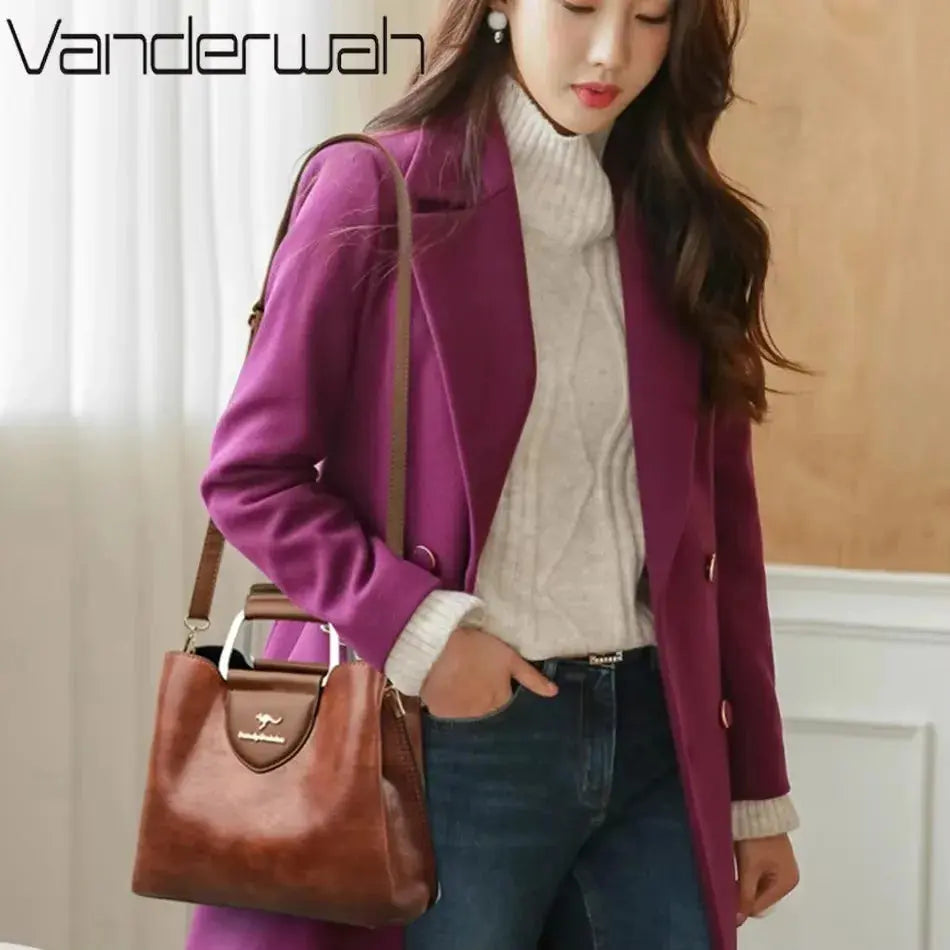 Brand Leather 3 Layers Alligator Crossbody Bag for Women Female Shoulder Messenger Sac Luxury Designer Ladies Handbags Streetsharks