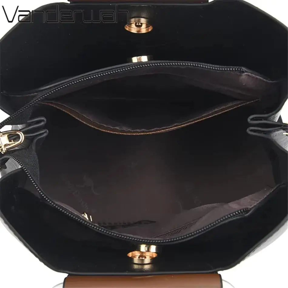 Brand Leather 3 Layers Alligator Crossbody Bag for Women Female Shoulder Messenger Sac Luxury Designer Ladies Handbags Streetsharks