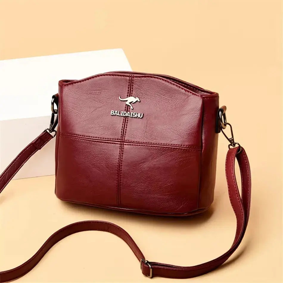 Brand Leather 3 Layers Alligator Crossbody Bag for Women Female Shoulder Messenger Sac Luxury Designer Ladies Handbags Streetsharks