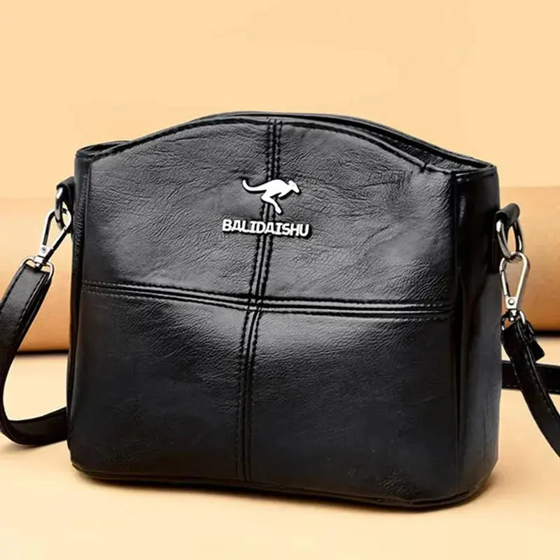 Brand Leather 3 Layers Alligator Crossbody Bag for Women Female Shoulder Messenger Sac Luxury Designer Ladies Handbags Streetsharks