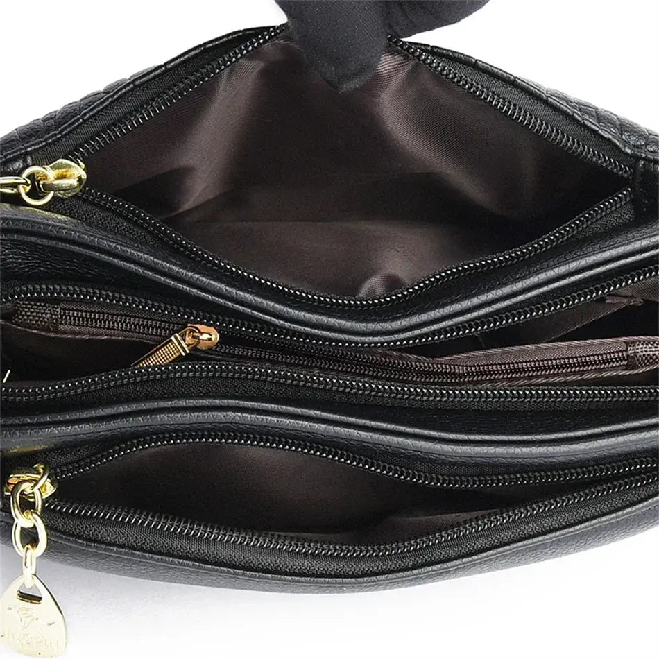 Brand Leather 3 Layers Alligator Crossbody Bag for Women Female Shoulder Messenger Sac Luxury Designer Ladies Handbags Streetsharks