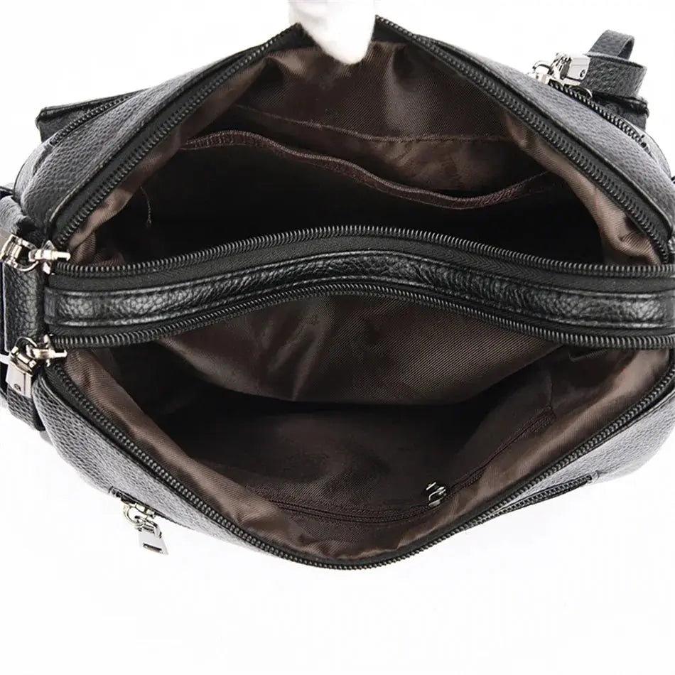 Brand Leather 3 Layers Alligator Crossbody Bag for Women Female Shoulder Messenger Sac Luxury Designer Ladies Handbags Streetsharks