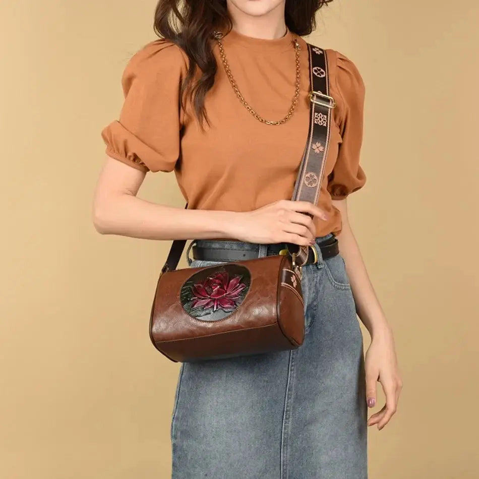 Brand Leather 3 Layers Alligator Crossbody Bag for Women Female Shoulder Messenger Sac Luxury Designer Ladies Handbags Streetsharks