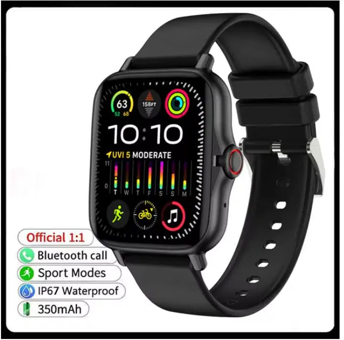 "C26 Pro 2024 Smartwatch for Men & Women – Bluetooth Calls, DIY Watch Faces, Sport Mode, and Phone Sync" Streetsharks