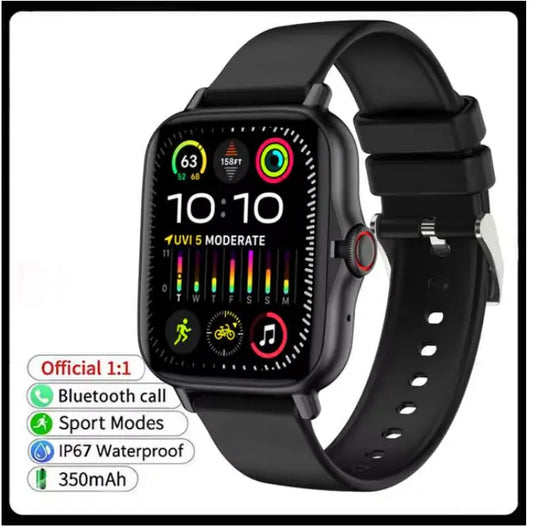 "C26 Pro 2024 Smartwatch for Men & Women – Bluetooth Calls, DIY Watch Faces, Sport Mode, and Phone Sync" Streetsharks