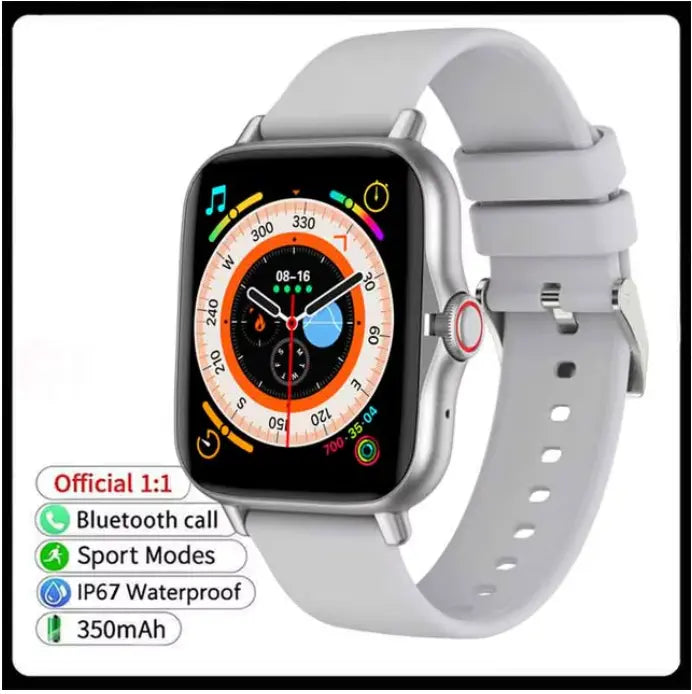 "C26 Pro 2024 Smartwatch for Men & Women – Bluetooth Calls, DIY Watch Faces, Sport Mode, and Phone Sync" Streetsharks