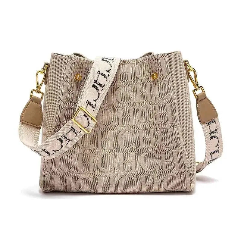 CH Crossbody Elegant Design Sense Letters Drawstring Design Brand Women's Bag Fashion Casual Hundred Women's Bag Crossbody