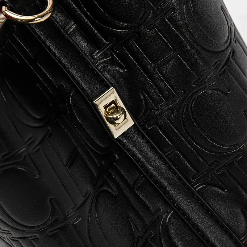 CHCH Women's Tote Bag New Steel Embossed Handheld Bun Mother Shopping Bag Streetsharks