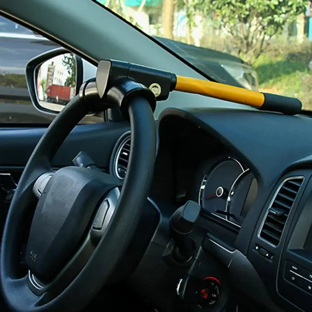 Car Accessories Anti-theft Car Lock Heavy Duty Car Steering Wheel Lock with High Visibility Anti-theft Device for Simple luxecrown.co.uk
