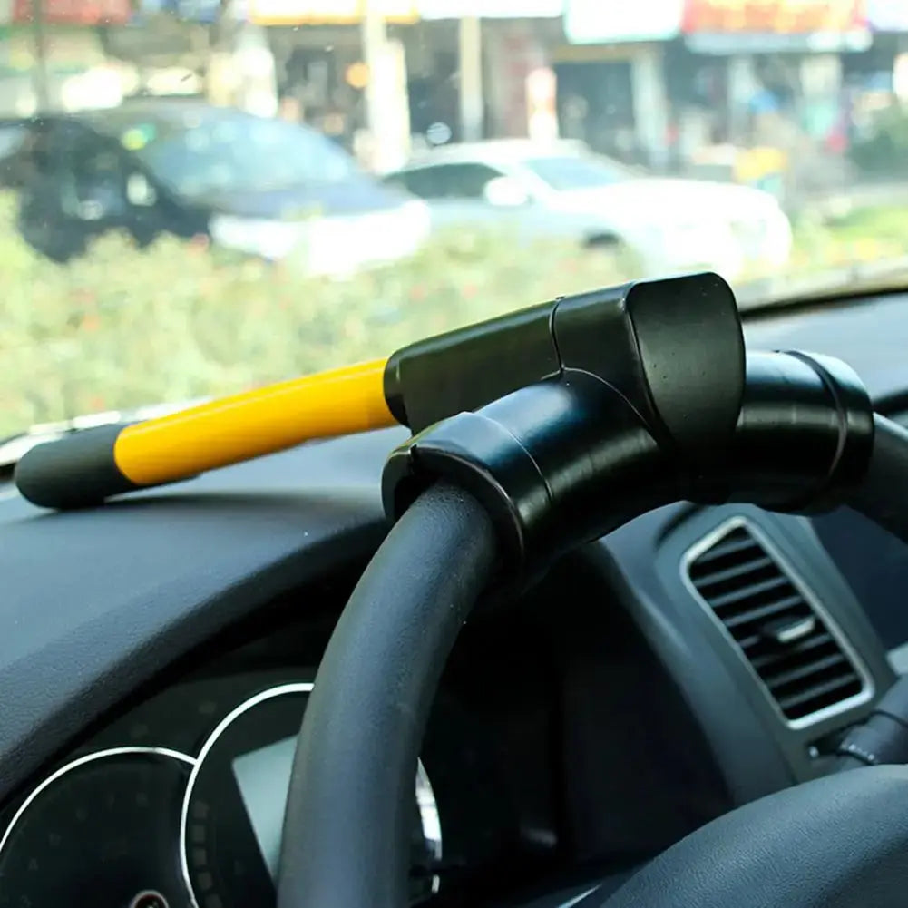 Car Accessories Anti-theft Car Lock Heavy Duty Car Steering Wheel Lock with High Visibility Anti-theft Device for Simple luxecrown.co.uk