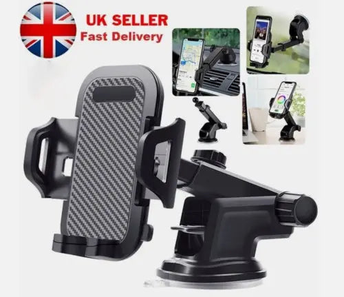 Car Phone Holder – Universal Dashboard & Windscreen Mount StreetSharks
