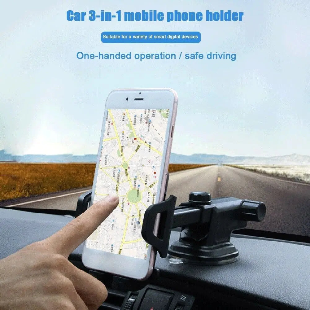 Car Phone Holder – Universal Dashboard & Windscreen Mount StreetSharks