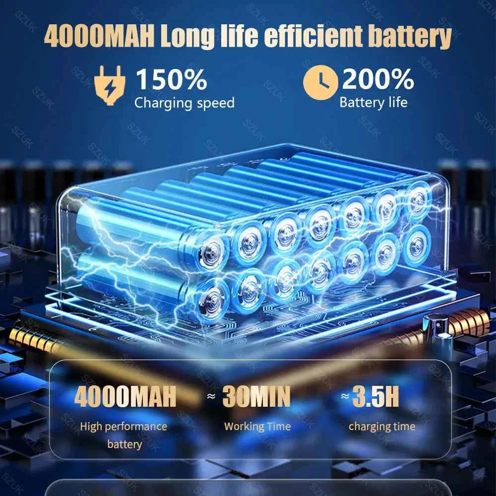 Car Vacuum Cleaner Mini Powerful Cleaning Machine Strong Suction Handheld for Car  Wireless Portable Home Appliance