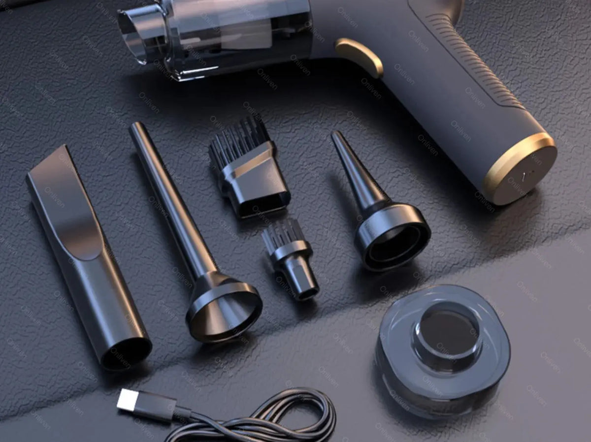 Car Vacuum Cleaner Mini Powerful Cleaning Machine Strong Suction Handheld for Car  Wireless Portable Home Appliance luxecrown.co.uk