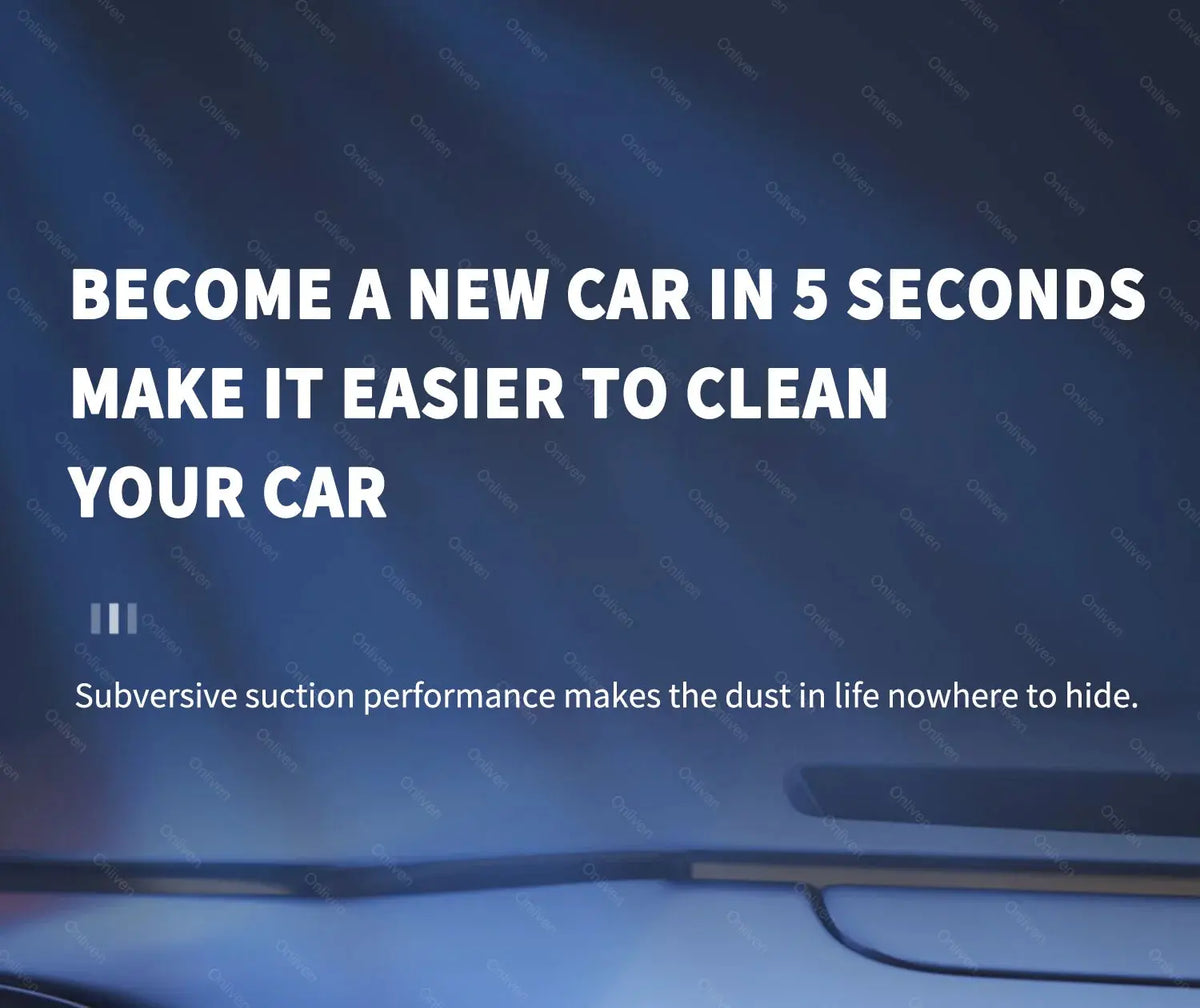 Car Vacuum Cleaner Mini Powerful Cleaning Machine Strong Suction Handheld for Car  Wireless Portable Home Appliance luxecrown.co.uk