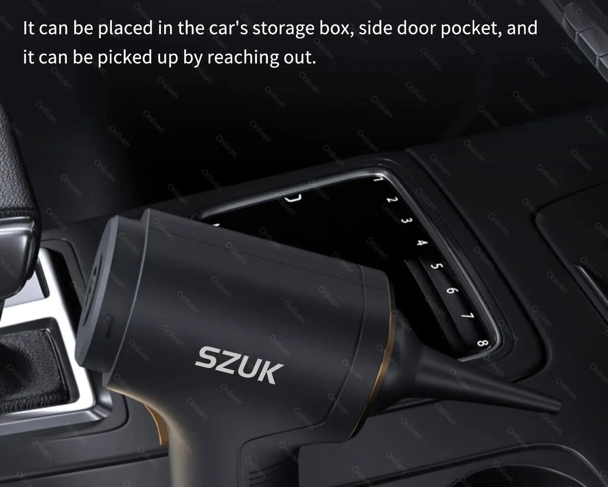 Car Vacuum Cleaner Mini Powerful Cleaning Machine Strong Suction Handheld for Car  Wireless Portable Home Appliance luxecrown.co.uk