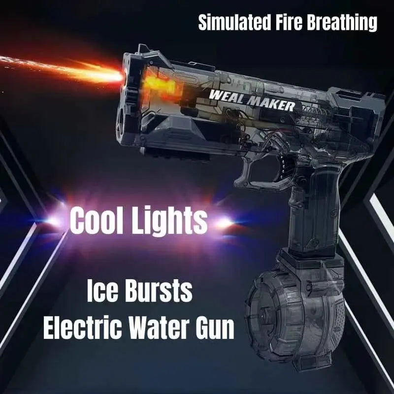 Children High Pressure Electric Water Gun Toys Summer Outdoor Beach Pool Garden Fight Games Kids Automatic Bursts Watergun Gifts