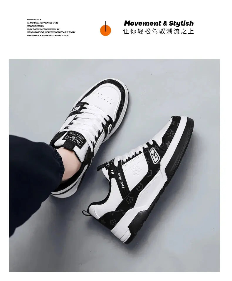 Classic Brand Designer Shoes For Men Street Style Skateboard Shoes Men Casual Sneakers Comfortable Platform Men's Sports Shoes luxecrown.co.uk