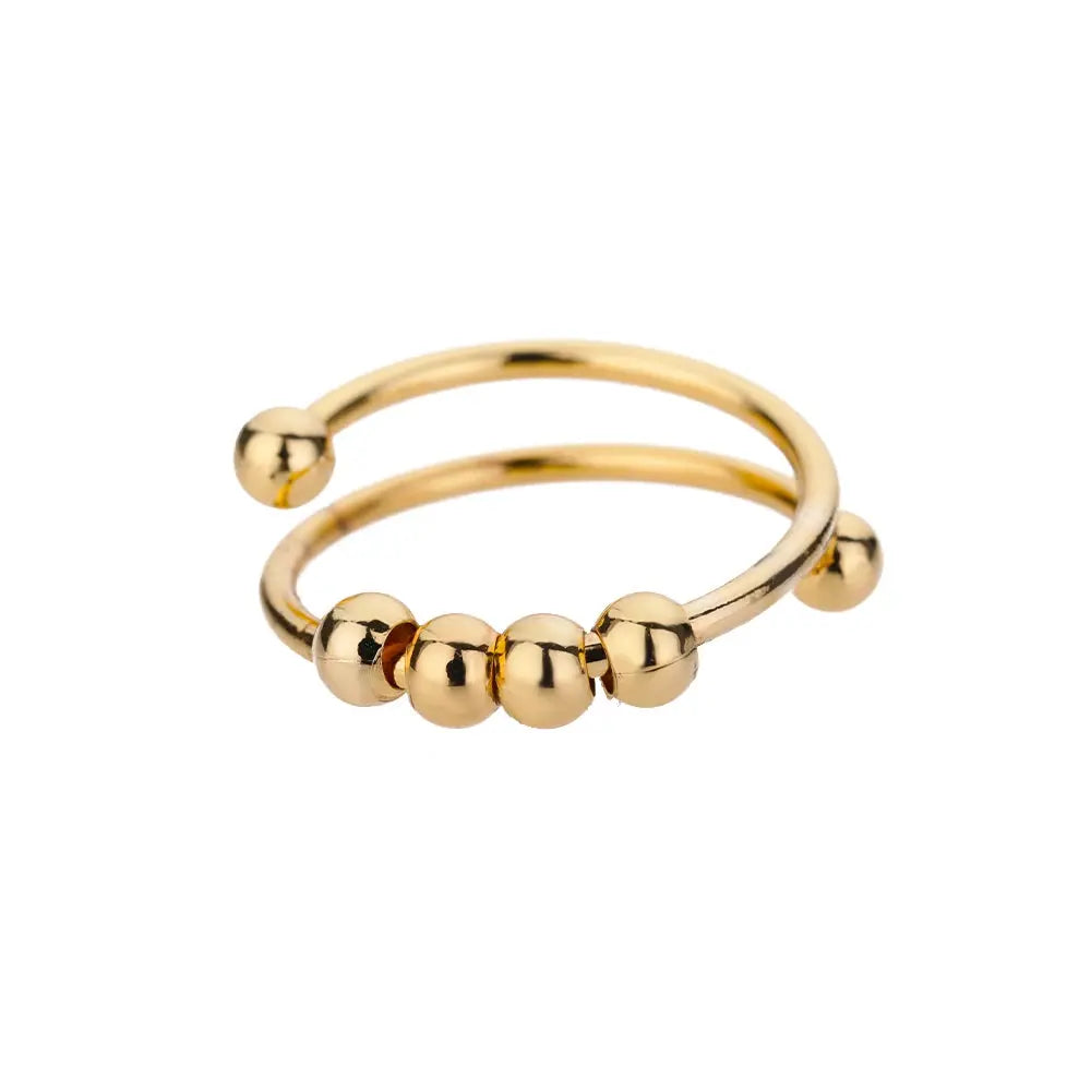 Classic Twist Chain Open Rings For Women Zircon Stainless Steel Geometric Twist Wrapped Couple Ring Wedding Aesthetic Jewelry Streetsharks