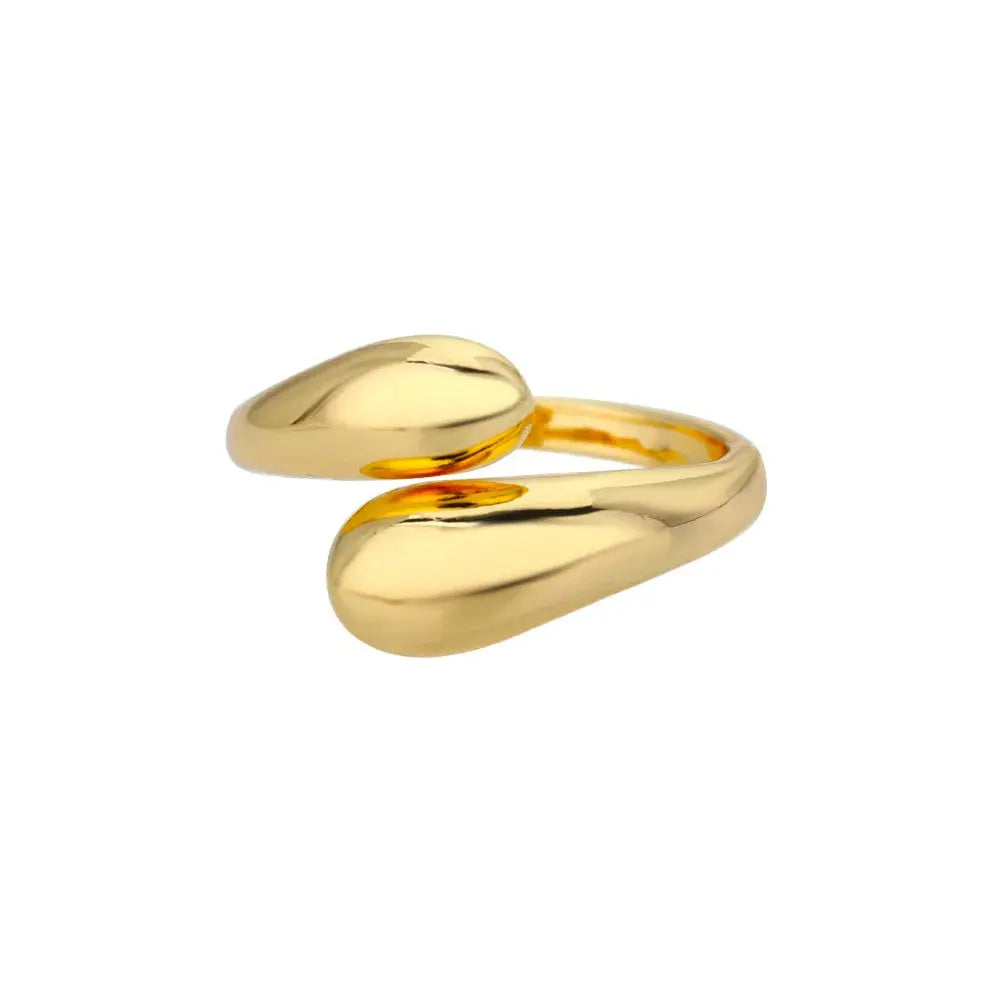 Classic Twist Chain Open Rings For Women Zircon Stainless Steel Geometric Twist Wrapped Couple Ring Wedding Aesthetic Jewelry Streetsharks