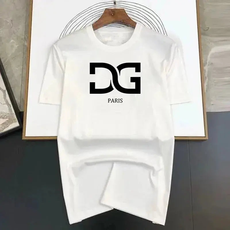Cotton Letter Print Men T Shirts Luxury Fashion Summer Brand T Shirt Casual Clothing Harajuku Short Sleeve Tops Tees Men's Streetsharks