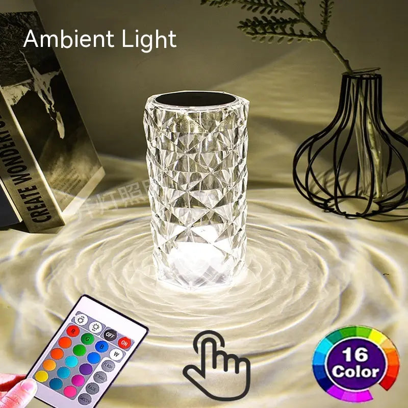 Crystal Rose Lamp Atmosphere Creative Led Table Lamp StreetSharks