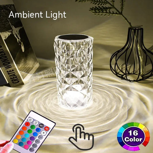 Crystal Rose Lamp Atmosphere Creative Led Table Lamp StreetSharks