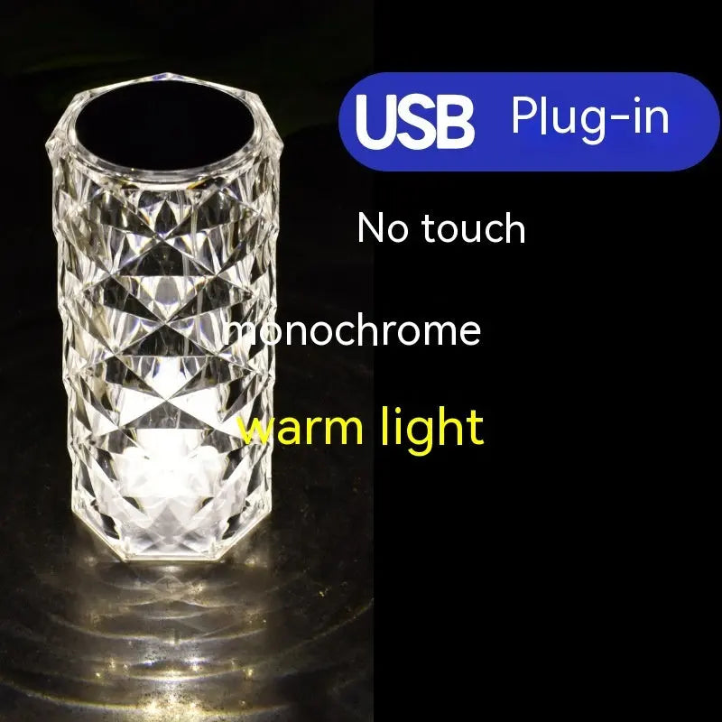Crystal Rose Lamp Atmosphere Creative Led Table Lamp StreetSharks