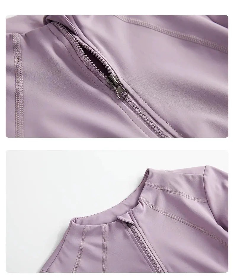 DRUR 4pcs Yoga Suit Women Sports Bra High Waist Leggings And Jacekets Sets Sport Outfit Fitness Workout Clothes Lady Sportswear luxecrown.co.uk