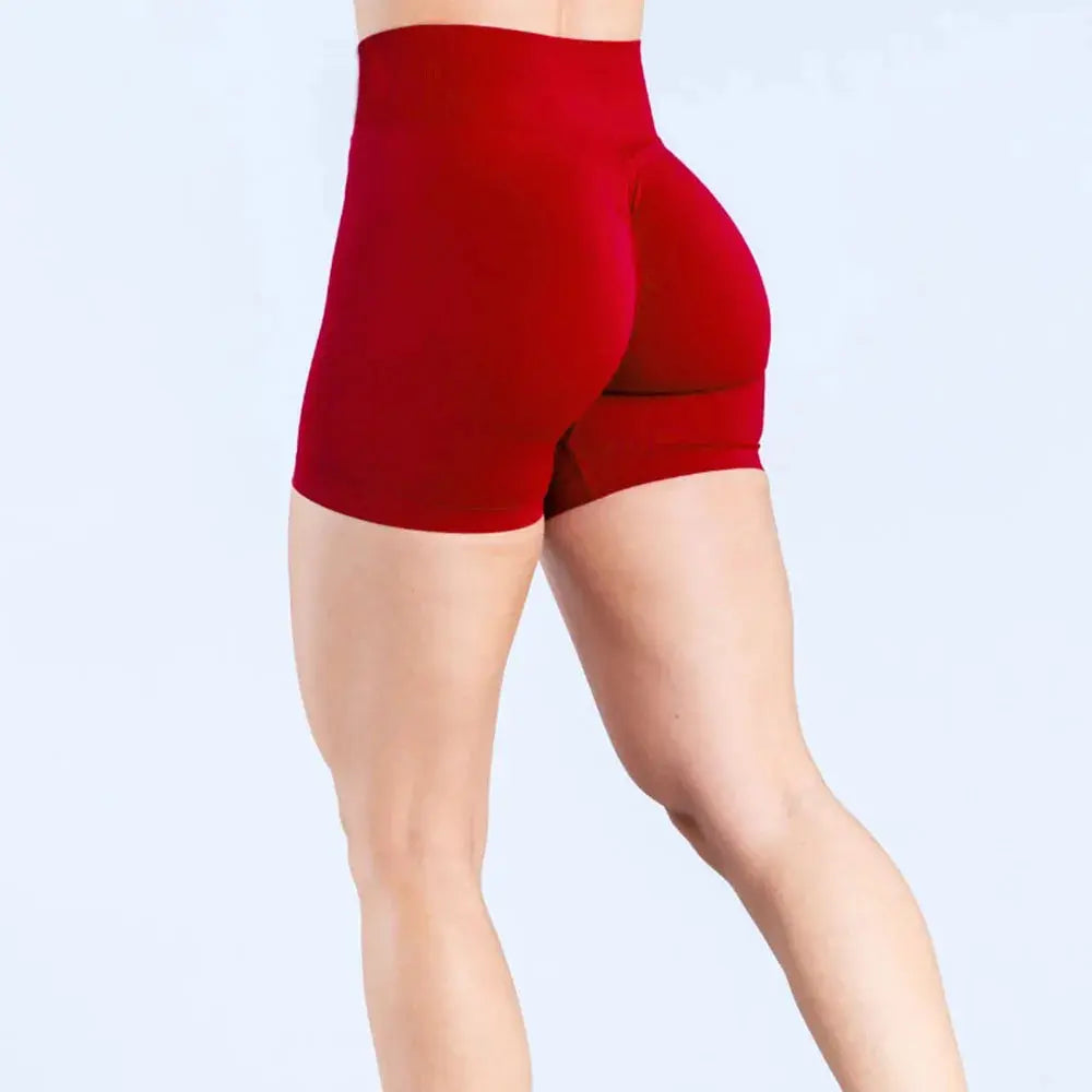 DYF Impact Seamless Sports Shorts Women Booty Yoga Shorts Quick Drying Fitness Tights Solid Workout Scrunch Customizable Lable luxecrown.co.uk