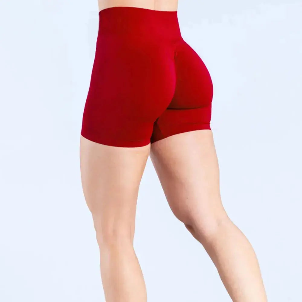 DYF Impact Seamless Sports Shorts Women Booty Yoga Shorts Quick Drying Fitness Tights Solid Workout Scrunch Customizable Lable luxecrown.co.uk