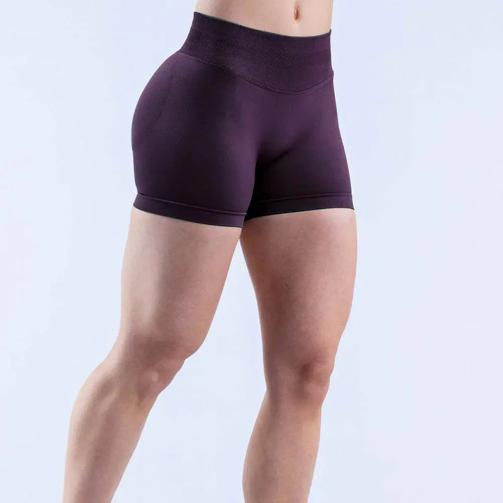 DYF Impact Seamless Sports Shorts Women Booty Yoga Shorts Quick Drying Fitness Tights Solid Workout Scrunch Customizable Lable luxecrown.co.uk