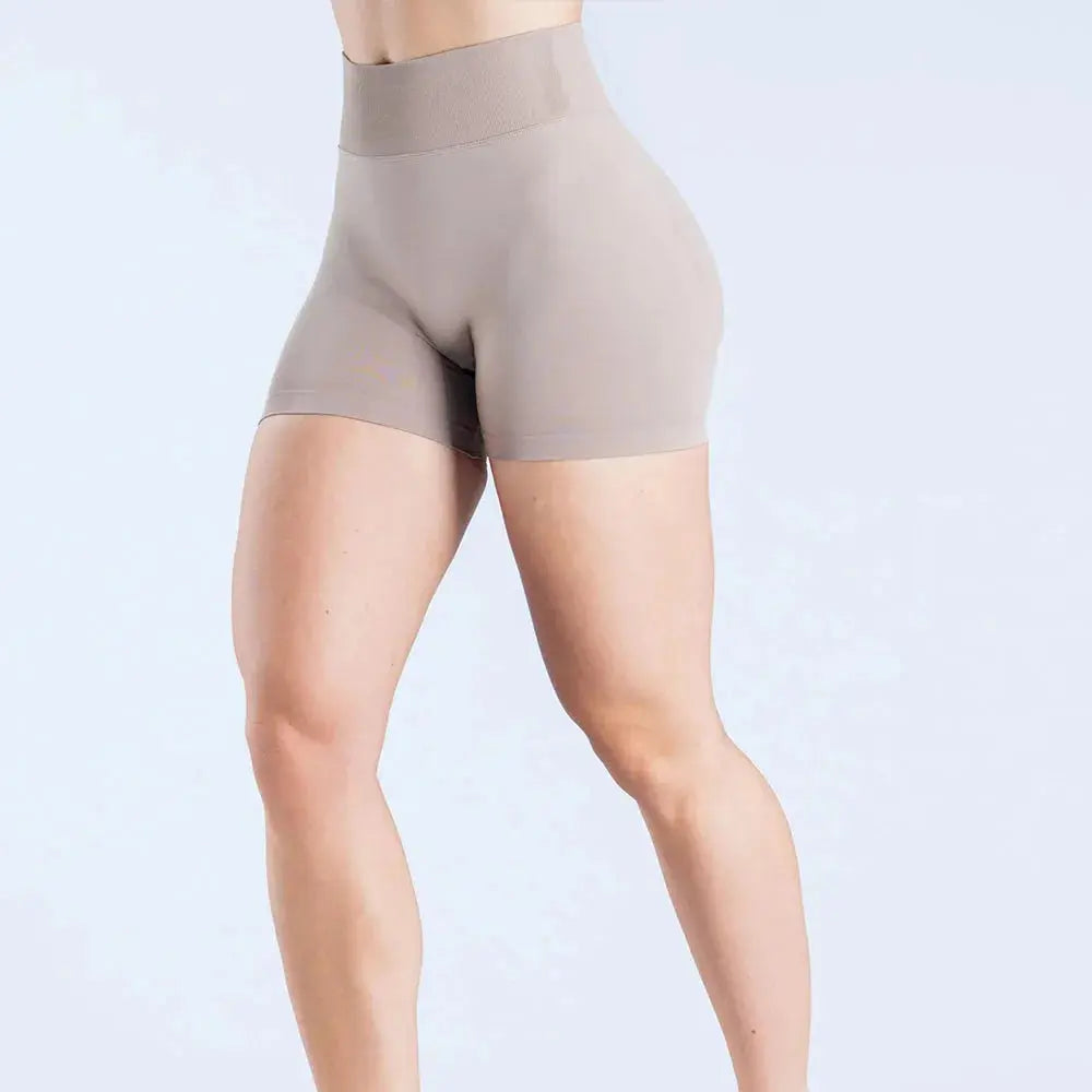 DYF Impact Seamless Sports Shorts Women Booty Yoga Shorts Quick Drying Fitness Tights Solid Workout Scrunch Customizable Lable luxecrown.co.uk