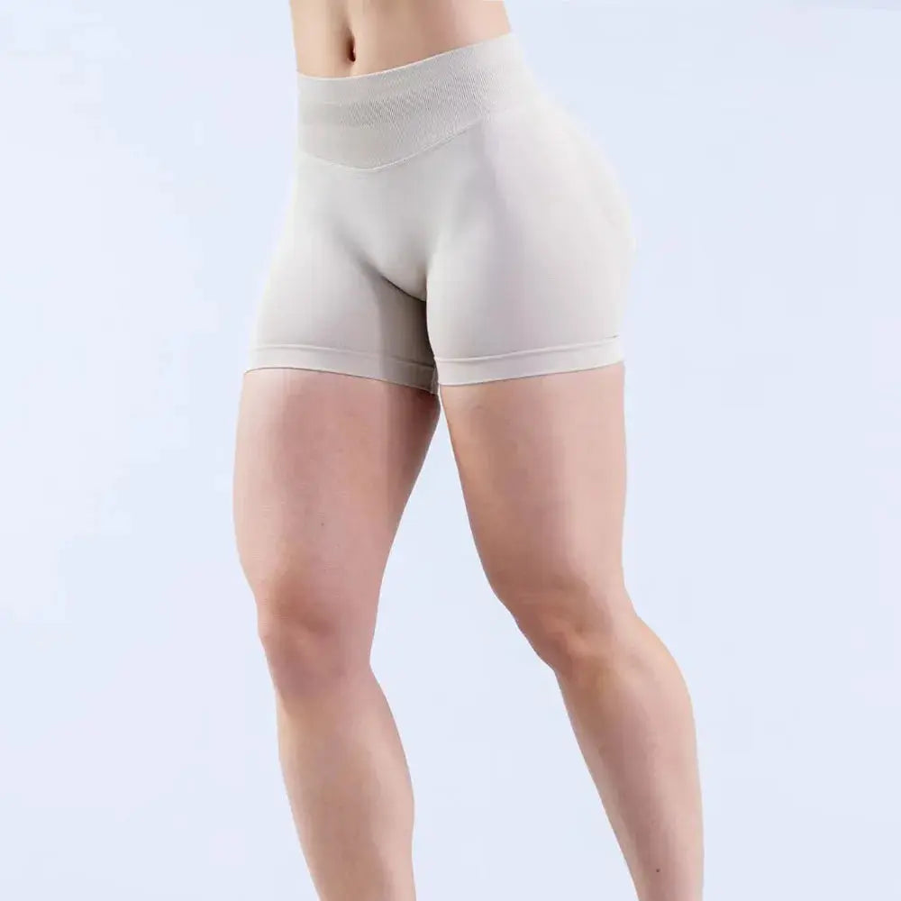 DYF Impact Seamless Sports Shorts Women Booty Yoga Shorts Quick Drying Fitness Tights Solid Workout Scrunch Customizable Lable luxecrown.co.uk