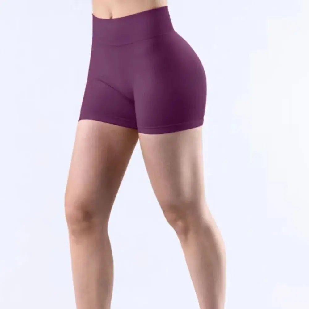 DYF Impact Seamless Sports Shorts Women Booty Yoga Shorts Quick Drying Fitness Tights Solid Workout Scrunch Customizable Lable luxecrown.co.uk