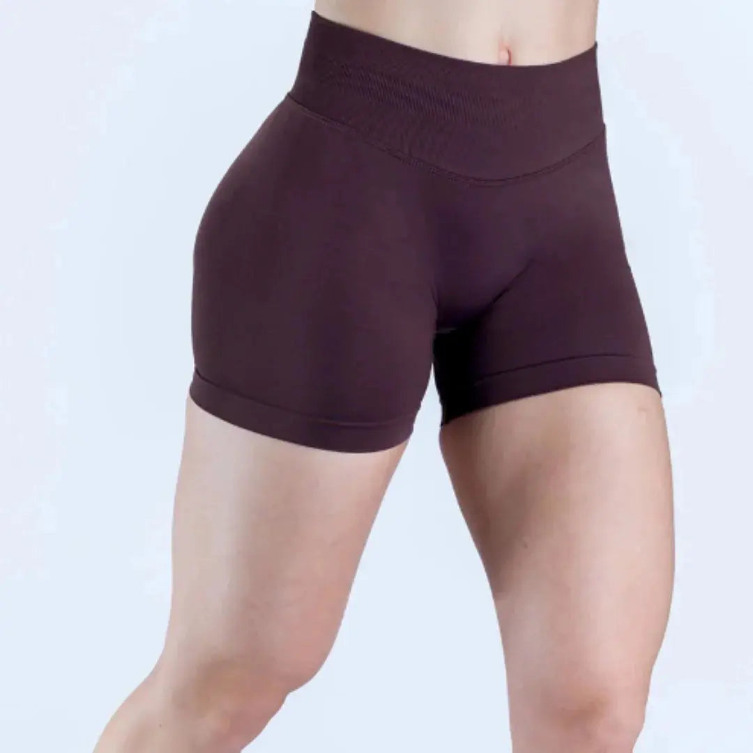DYF Impact Seamless Sports Shorts Women Booty Yoga Shorts Quick Drying Fitness Tights Solid Workout Scrunch Customizable Lable luxecrown.co.uk