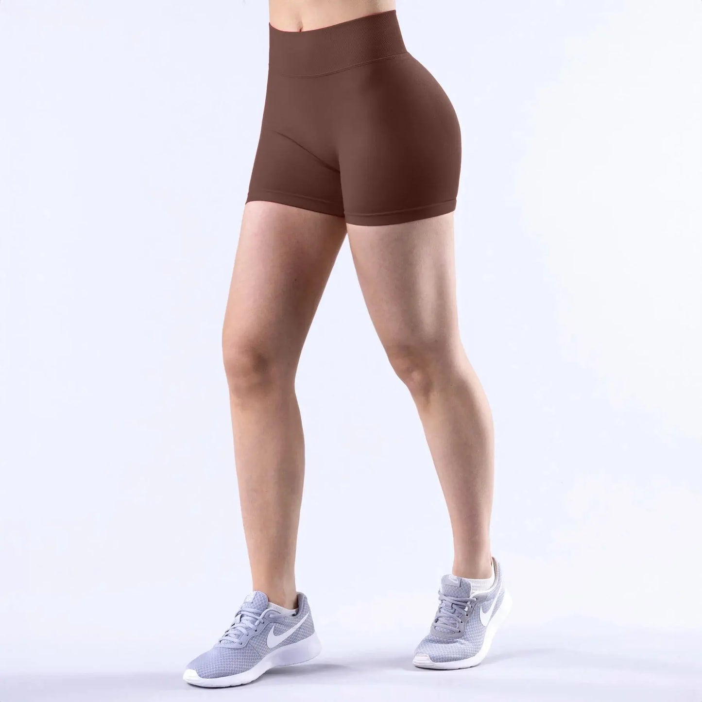 DYF Impact Seamless Sports Shorts Women Booty Yoga Shorts Quick Drying Fitness Tights Solid Workout Scrunch Customizable Lable luxecrown.co.uk