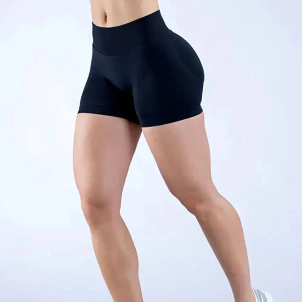 DYF Impact Seamless Sports Shorts Women Booty Yoga Shorts Quick Drying Fitness Tights Solid Workout Scrunch Customizable Lable luxecrown.co.uk