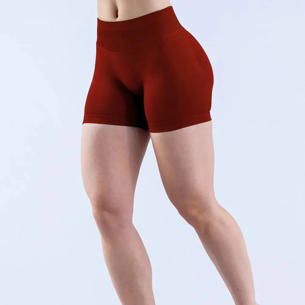 DYF Impact Seamless Sports Shorts Women Booty Yoga Shorts Quick Drying Fitness Tights Solid Workout Scrunch Customizable Lable luxecrown.co.uk