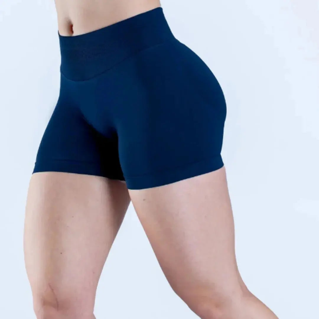 DYF Impact Seamless Sports Shorts Women Booty Yoga Shorts Quick Drying Fitness Tights Solid Workout Scrunch Customizable Lable luxecrown.co.uk